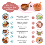 Neem Wood Bowl & Spoon