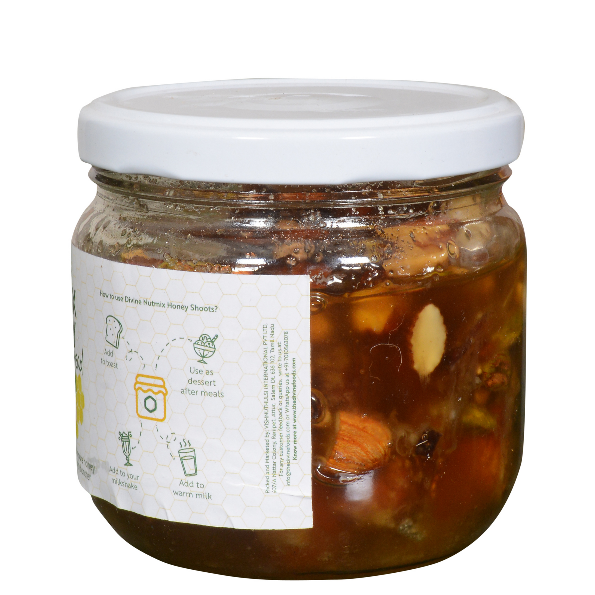 Nut Mix Honey (Made With Premium 5 Nuts & Single Origin Honey) For Immunity Boosting