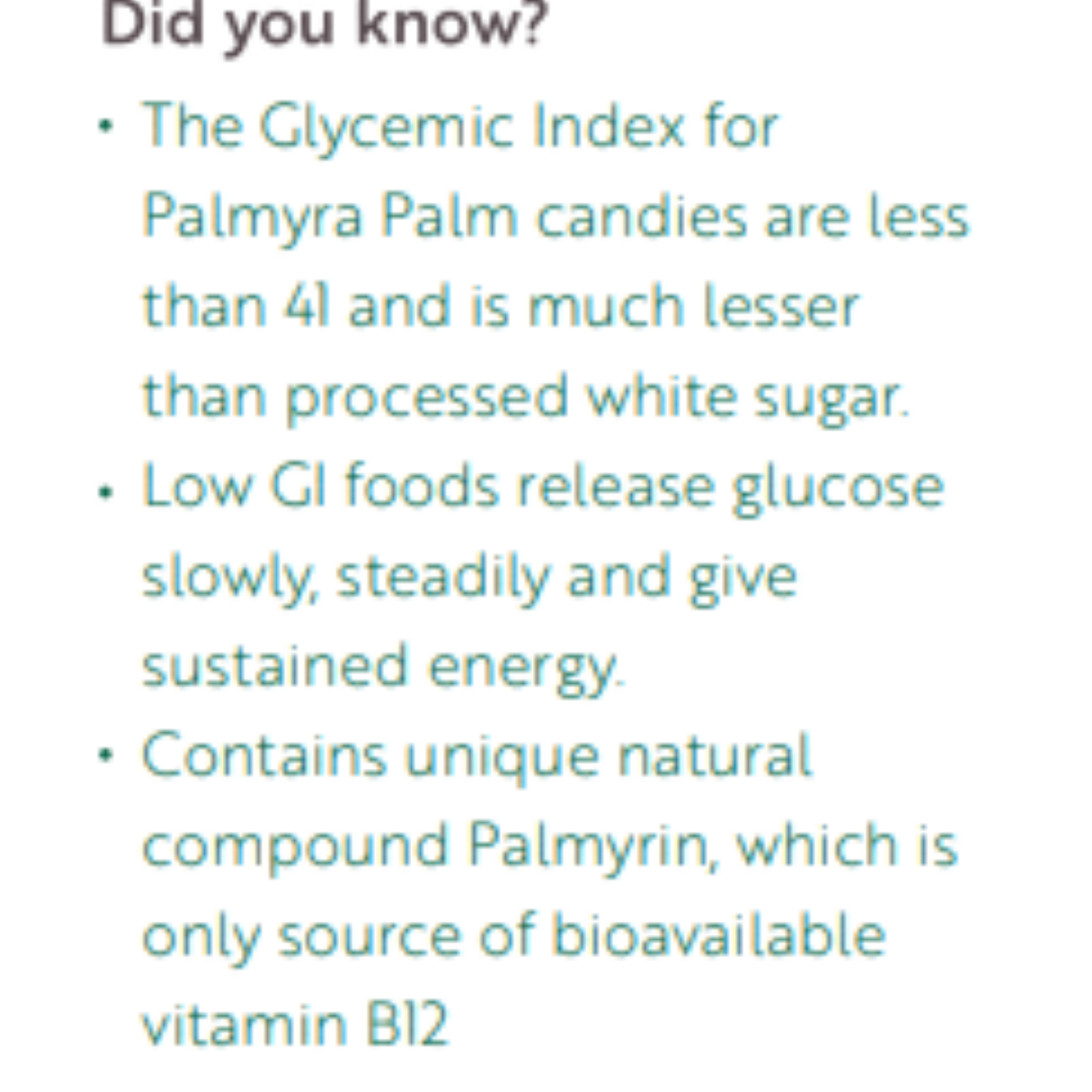 Organic Palm Candy | Natural Sweetener, Sugar Alternative | Unrefined