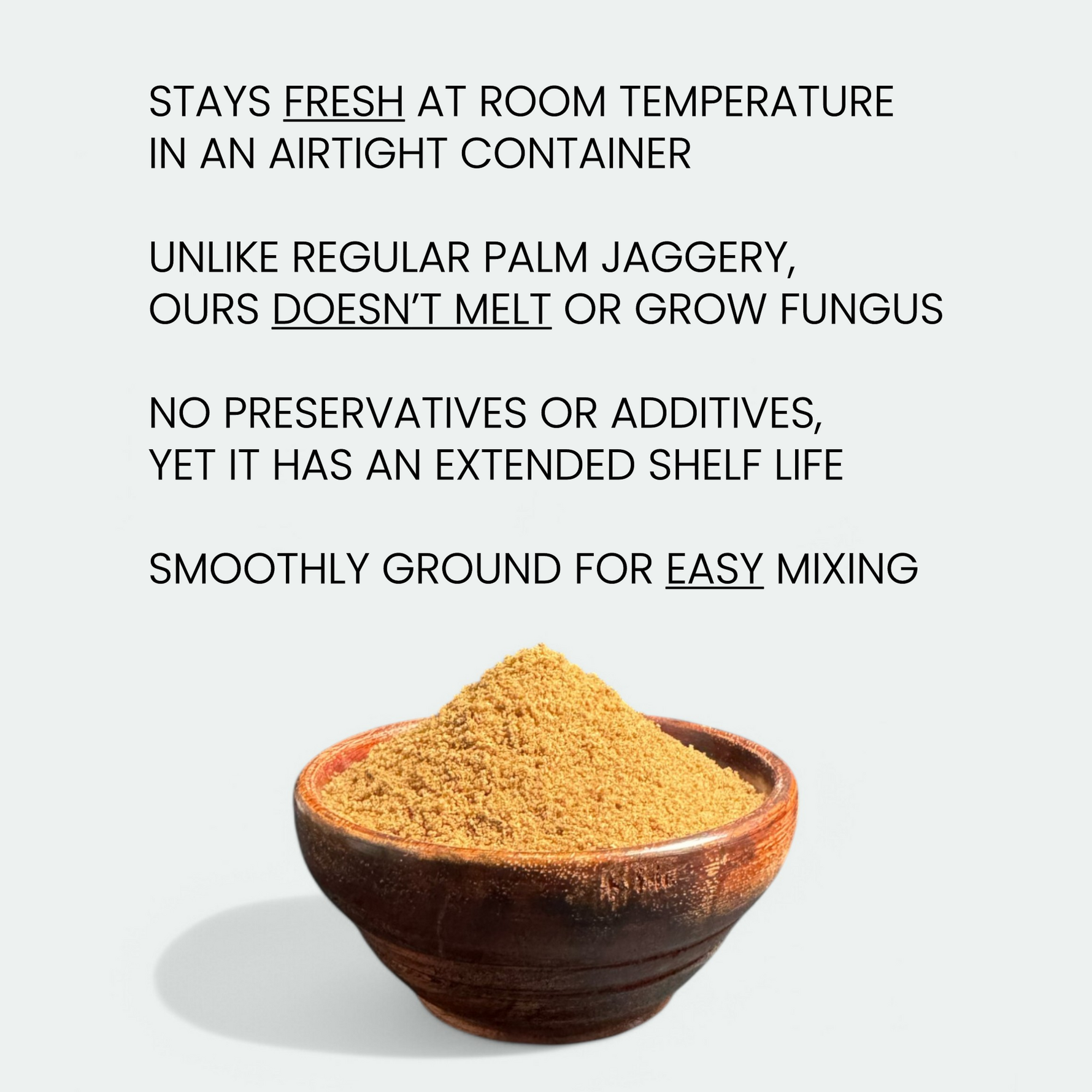 Natural Palm Jaggery Powder for Mom & Kids | Palm Era