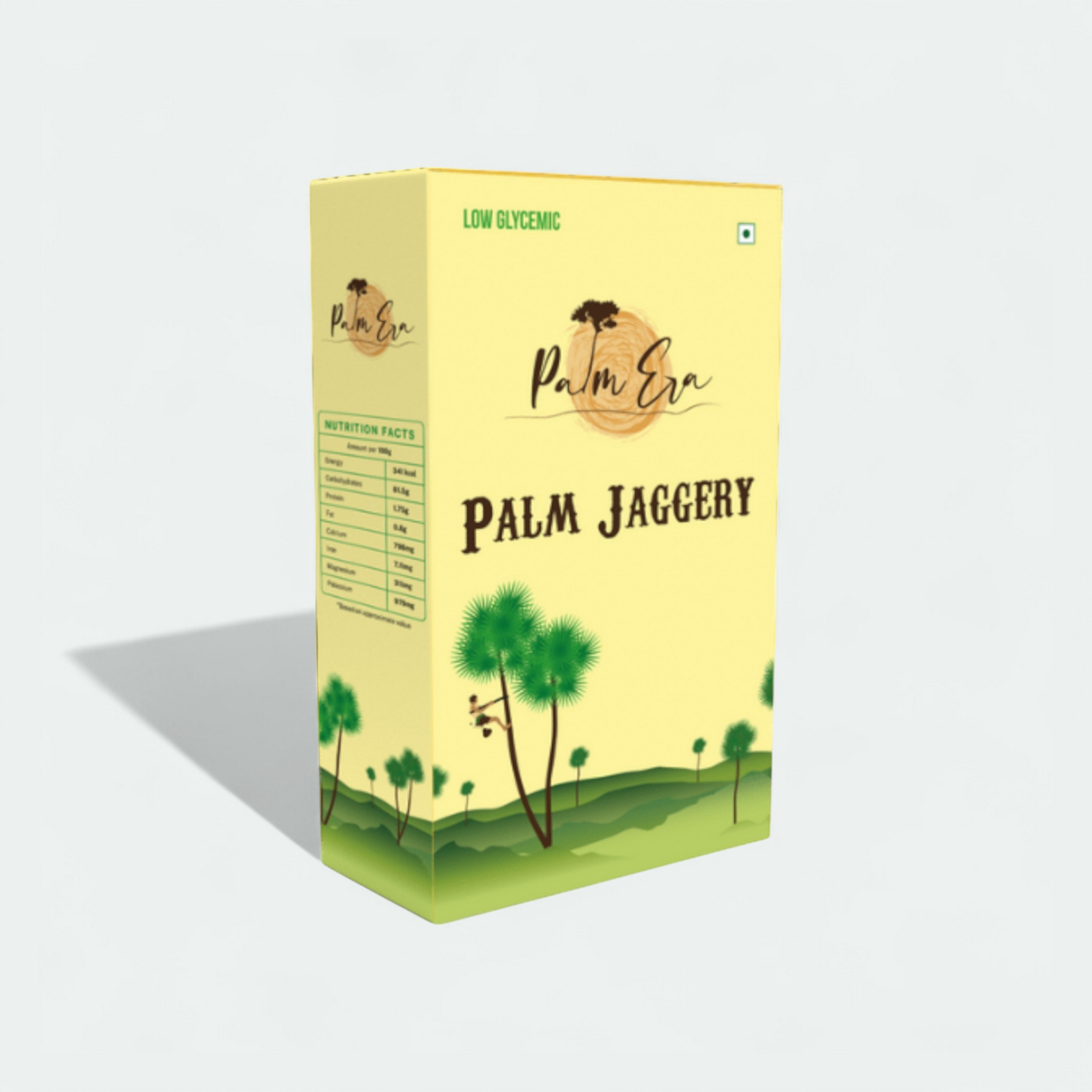 Natural Palm Jaggery Block Sweetener - Pure & Nutrient-Rich