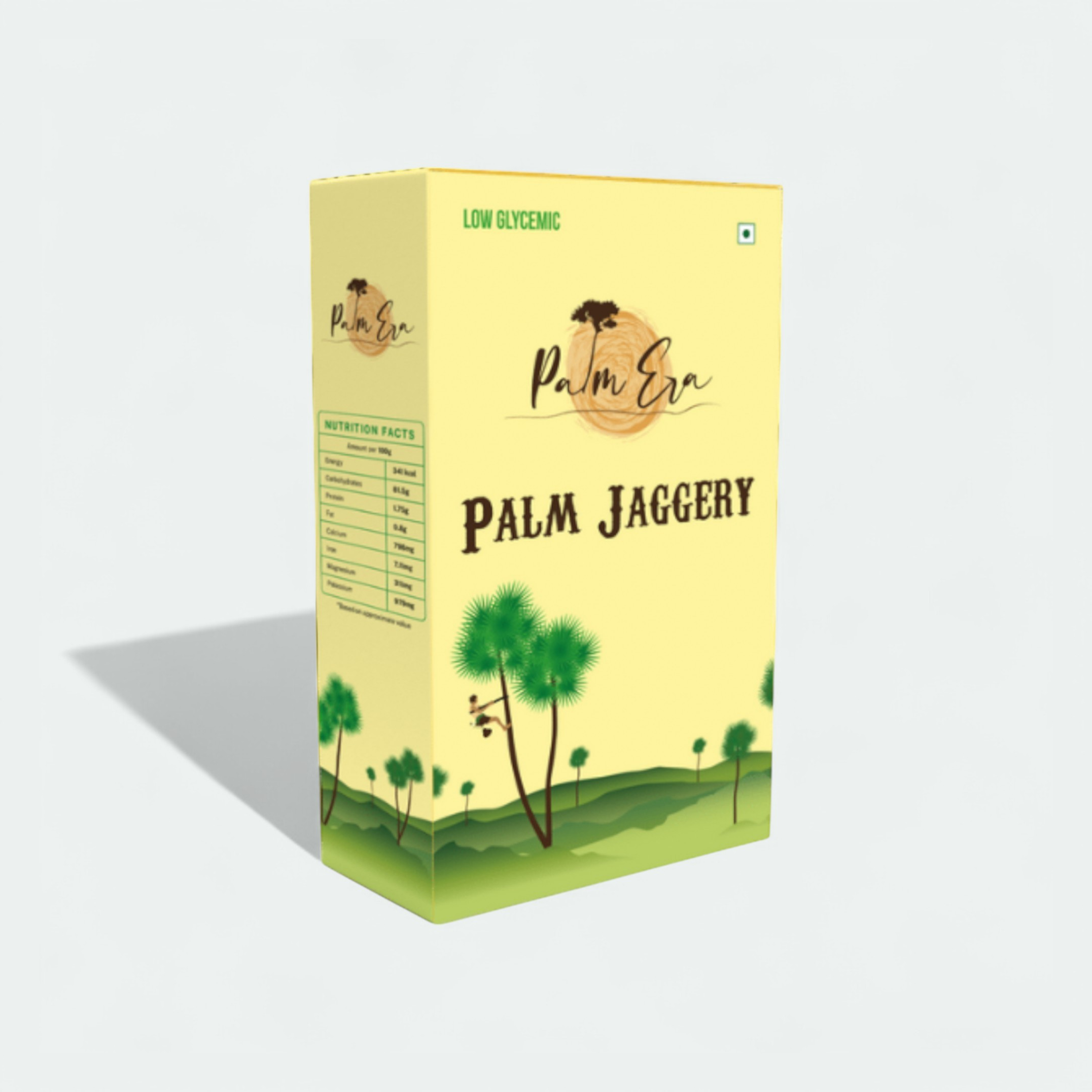 Natural Palm Jaggery Block Sweetener - Pure & Nutrient-Rich