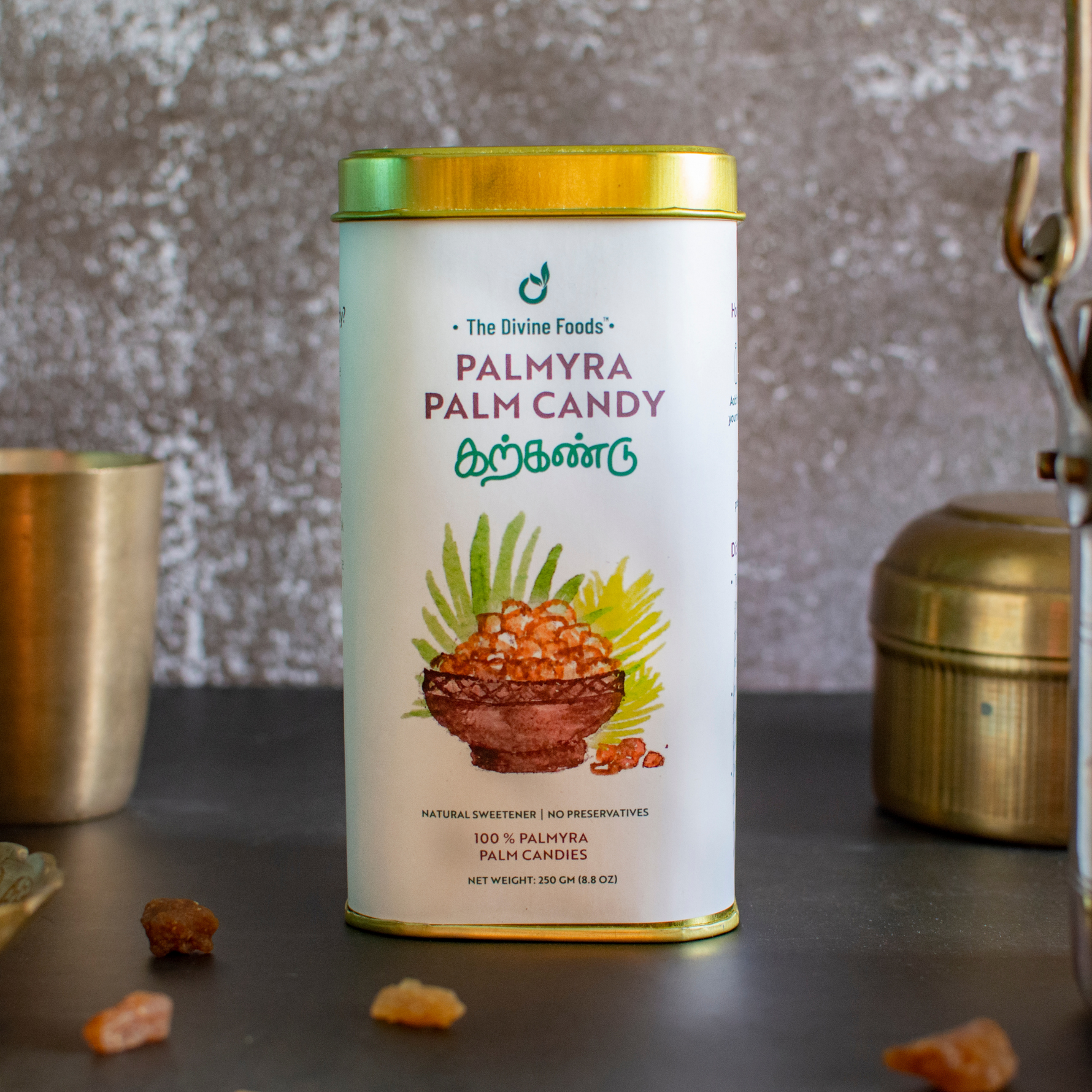 Organic Palm Candy | Natural Sweetener, Sugar Alternative | Unrefined