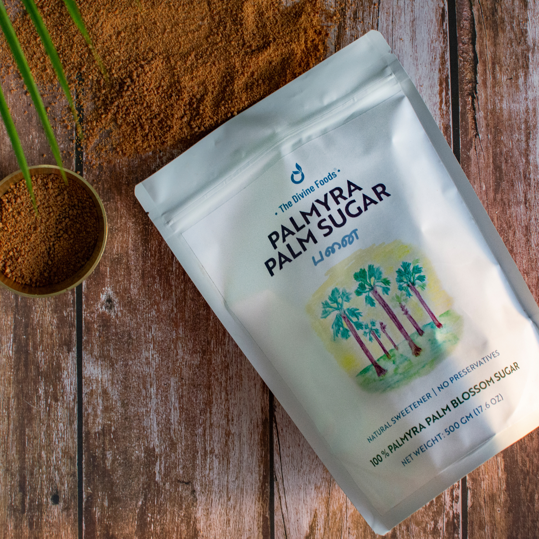 Organic Palmyra Palm Sugar | Natural Sweetener, Sugar Alternative | Unrefined