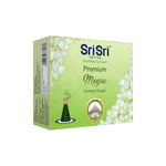 Premium Mogra Incense Cones For Pooja | 12 Dhoop Cones | Fragrances – Natural Mogra | Free Stand | 25 g