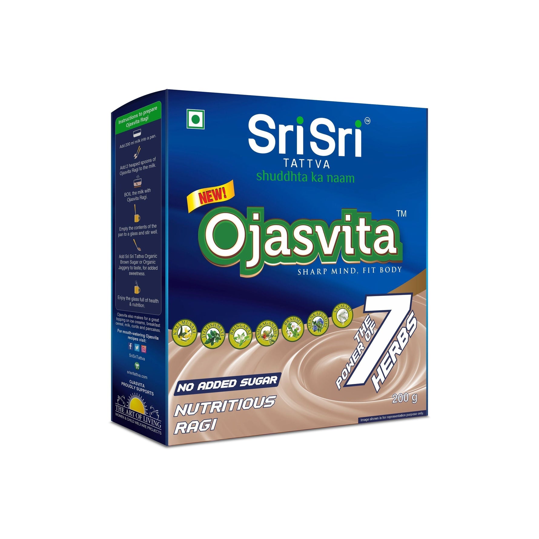 Ragi Ojasvita - Sharp Mind & Fit Body, 200 g