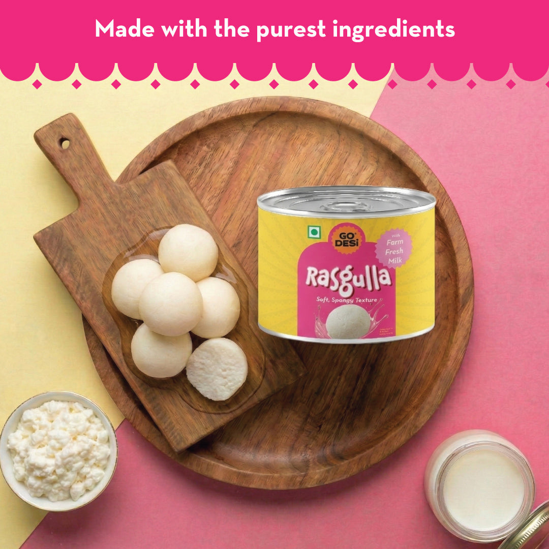 Mini Rasgulla | Made with Farm Fresh Milk