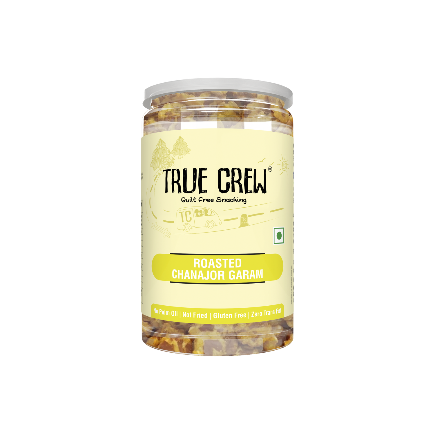 TRUE CREW Roasted Chana Jor Garam, 200g