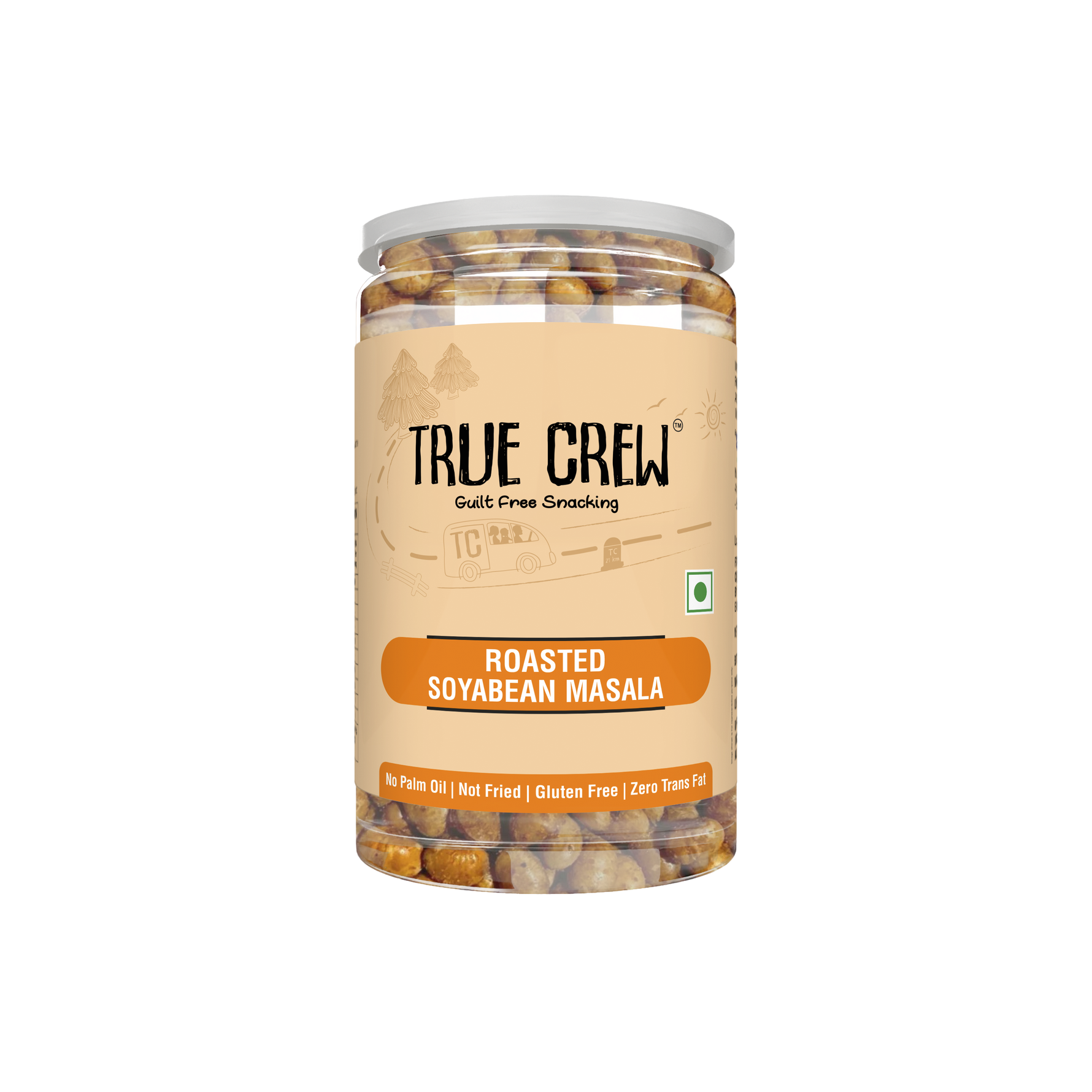 TRUE CREW Roasted Soya Bean Masala, 200g