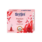 Premium Rose Incense Cones For Pooja | 12 Dhoop Cones | Fragrances – Natural Rose | Free Stand | 25 g