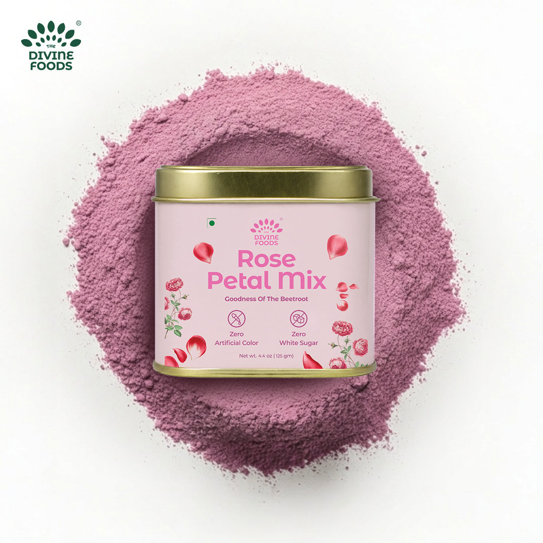Skin Glo Combo – Natural Rose Petal Milk Mix + ABC Latte Mix (Apple, Beetroot & Carrot) | 125g Each | Glow from Within