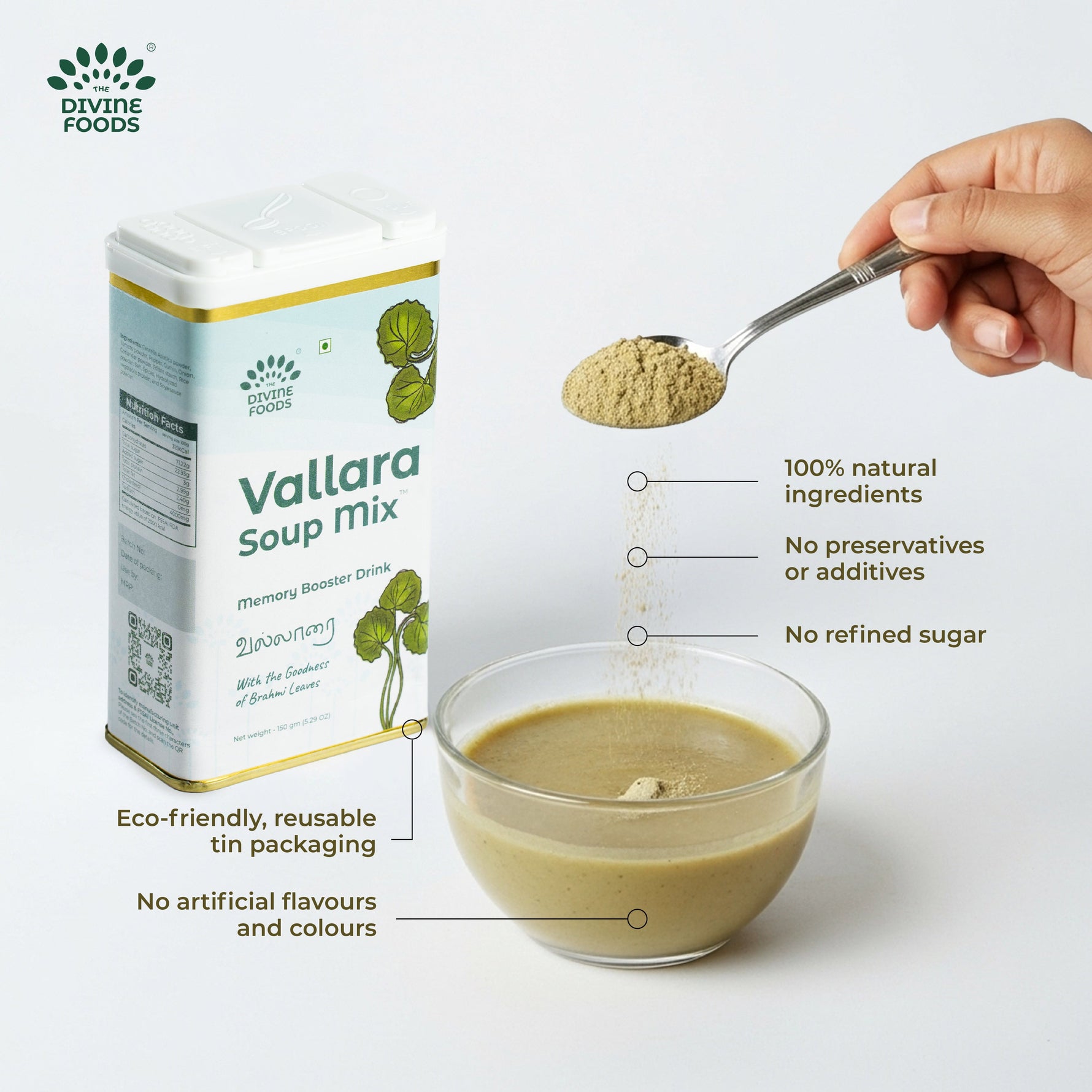 Vallara Soup Mix வல்லாரை  (Memory Booster drink)