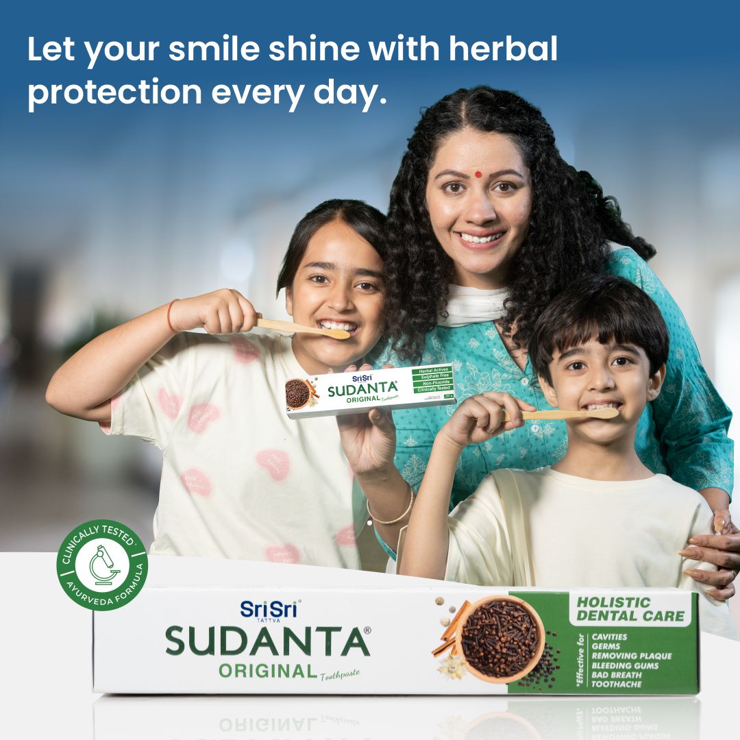Sudanta Original Toothpaste -  Non - Fluoride - 100% Vegetarian, 100 g