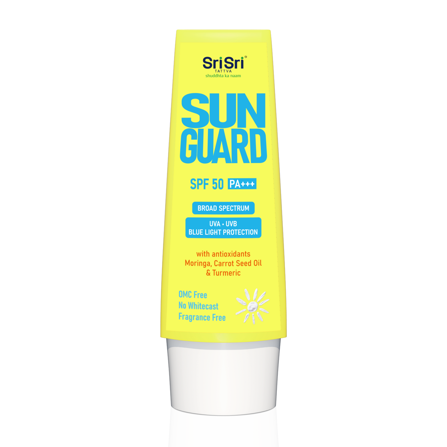 Sunguard, SPF 50 PA +++ | With Anti Oxidants Moringa, Carrot Seed Oil & Turmeric | 50 g