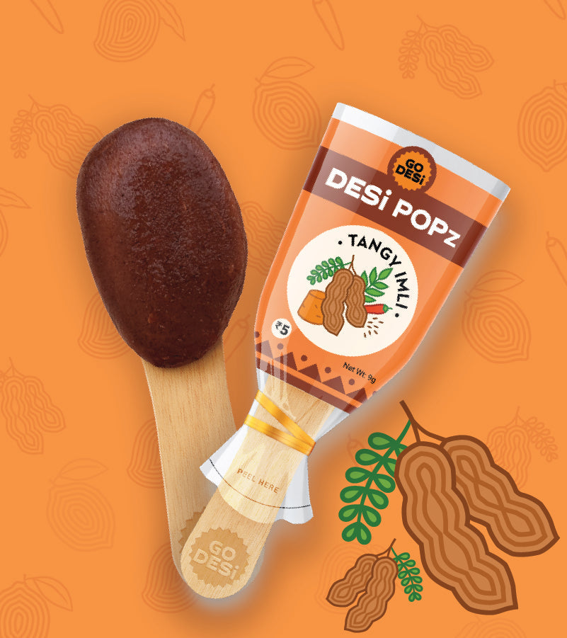 DESi Popz Tangy Imli | Made with Jaggery | Pack of 50