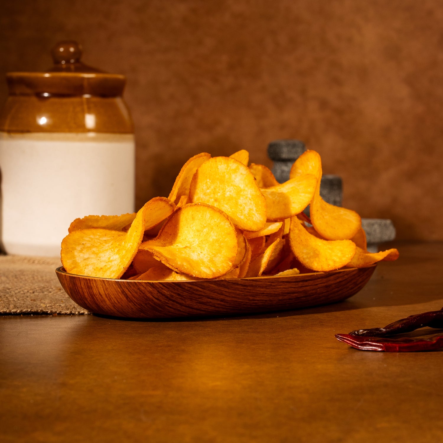 Tapioca (Cassava) Chips Chilly – 160g