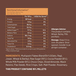 Mille High-Protein Chocolate Oatmeal with Fruits & Nuts | Healthy, High-Fiber Breakfast 400g