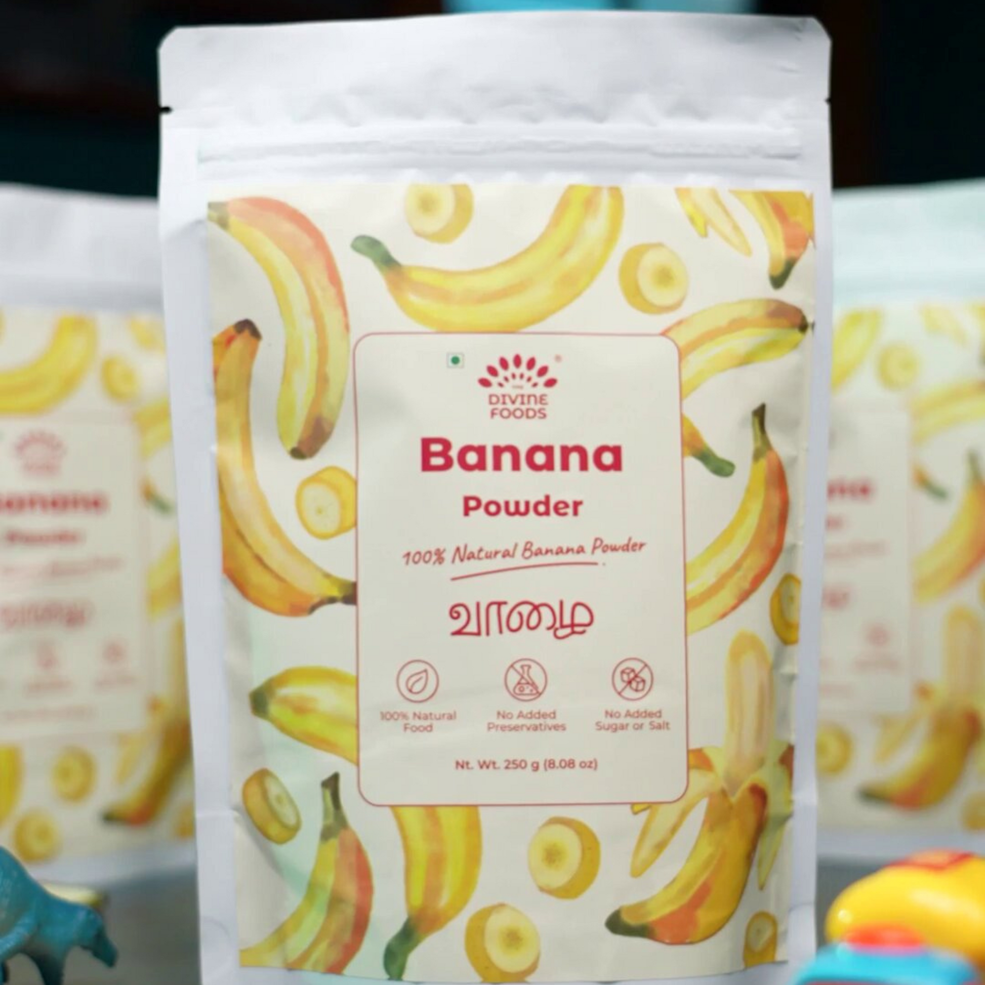 Raw Banana Powder Netram (Natural Source of  Weight Gain and Rich source of Potassium) 200 Gm