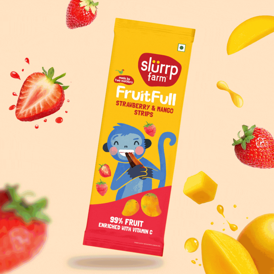 Made with 99% Fruit | FruitFull Strawberry and Mango Strips