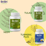 Tulasi, Neem and Turmeric Plus Ayurvedic Tablets for Relieving from Cold & Cough and Improving Immunity | Value Pack