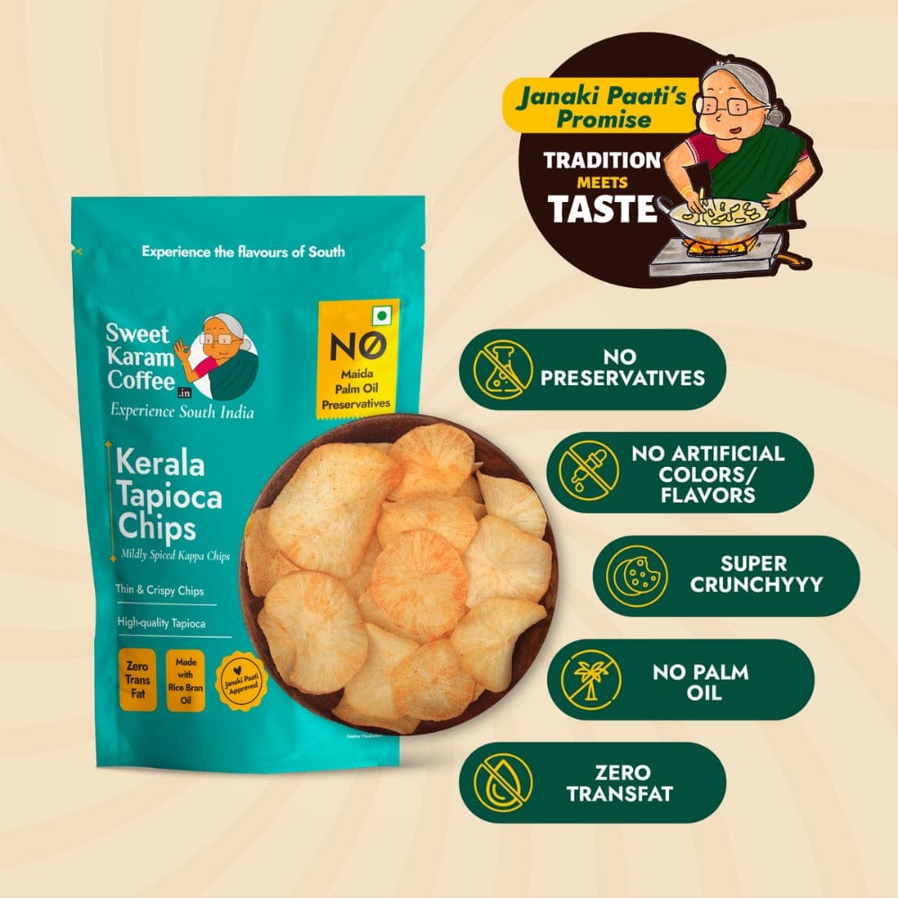 Kerala Tapioca (Kappa) Chips