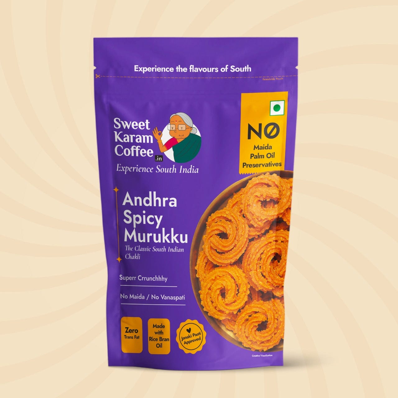 Andhra Murukku (Classic Crunch)