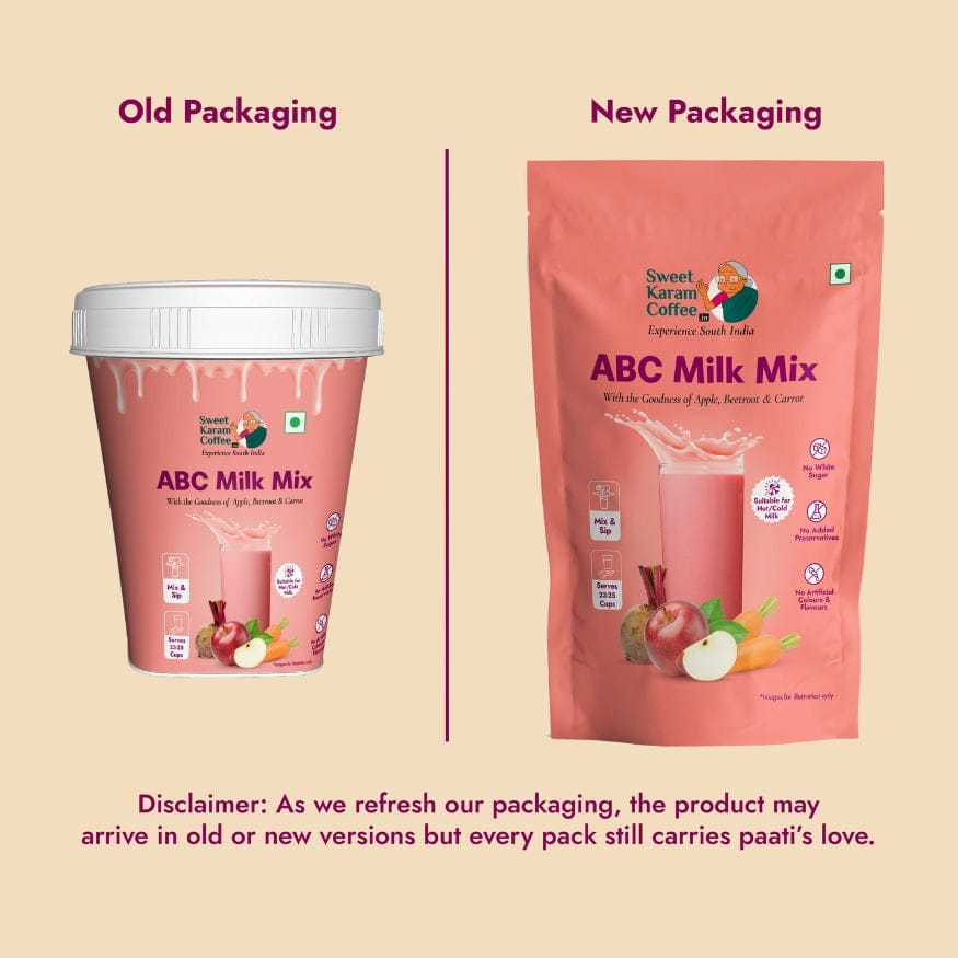 ABC (Apple, Beetroot, Carrot) Milk Mix