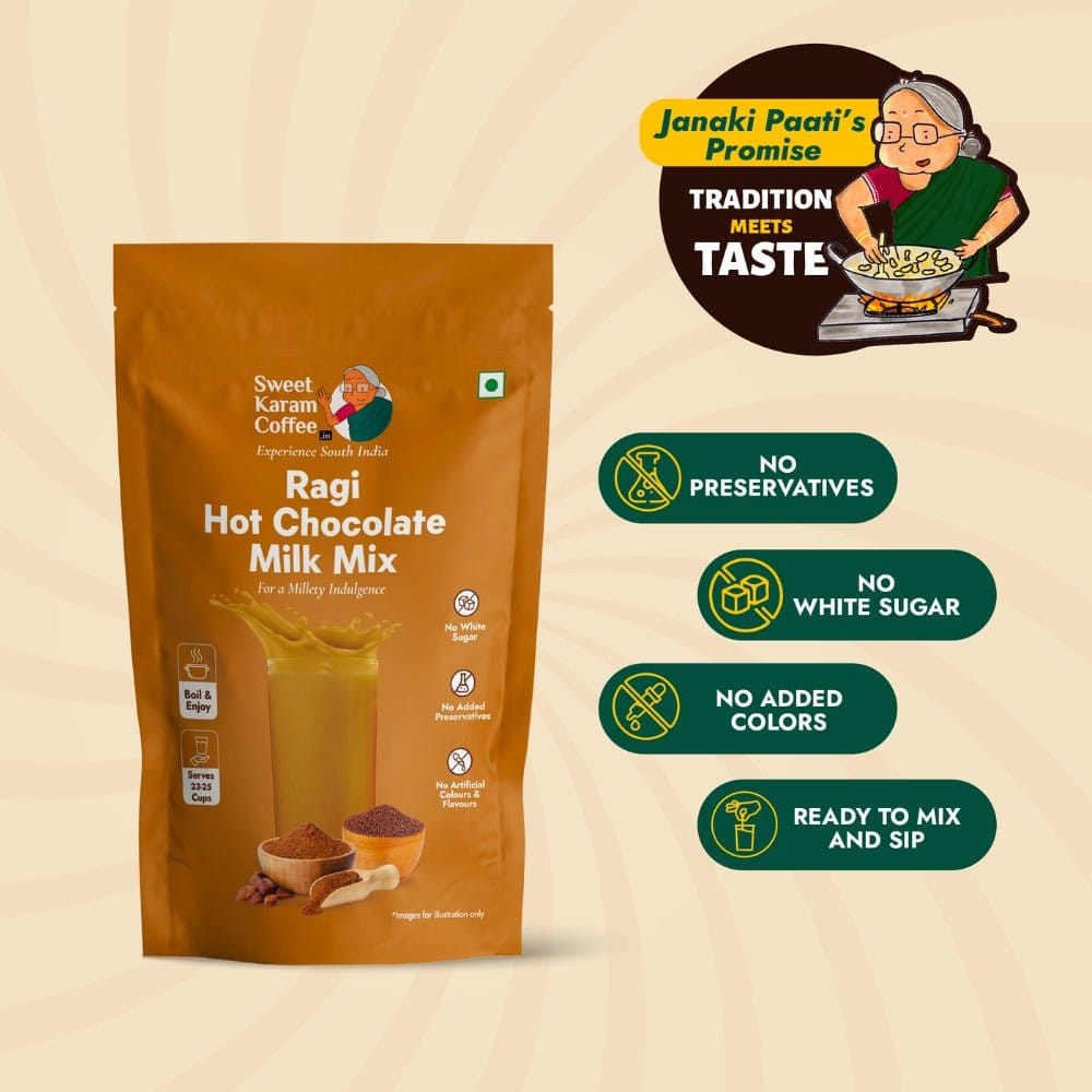 Ragi Hot Chocolate Milk Mix