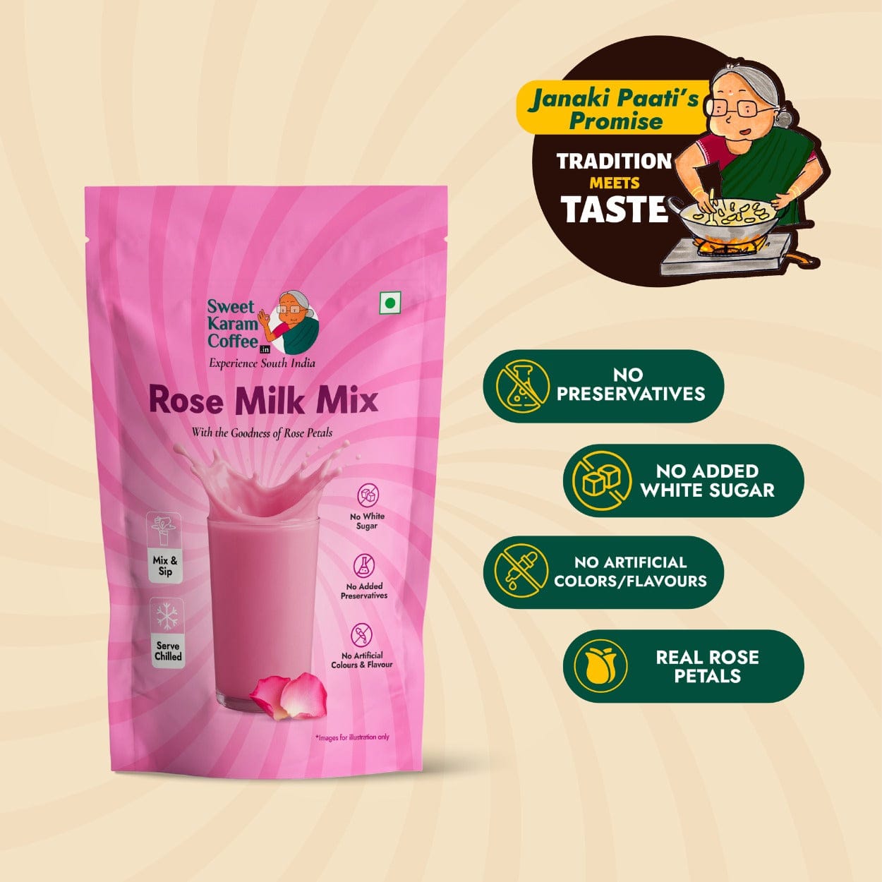 Rose Milk Mix (Summer Cooler)