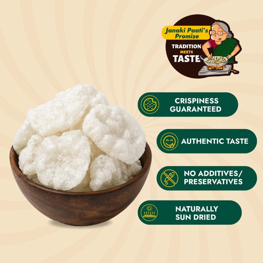 Javvarisi Vadam (Sabudana Papad Crisp)