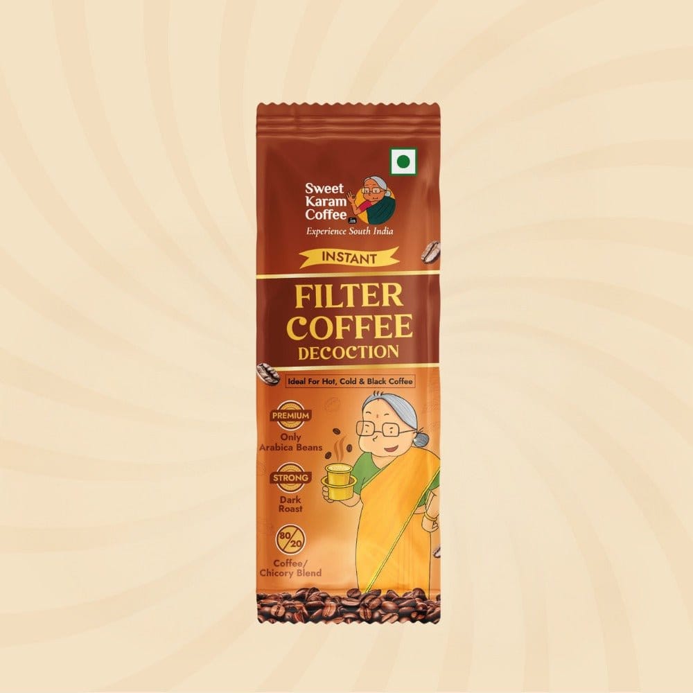 Instant Filter Coffee Decoction – Perfect for Hot or Cold Coffee⏱️