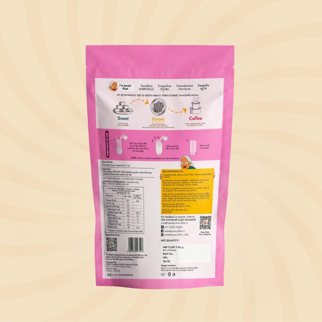 Rose Milk Mix (Summer Cooler)