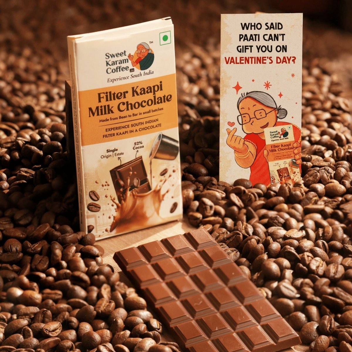Filter Coffee Milk Chocolate Bar (52% Cocoa)