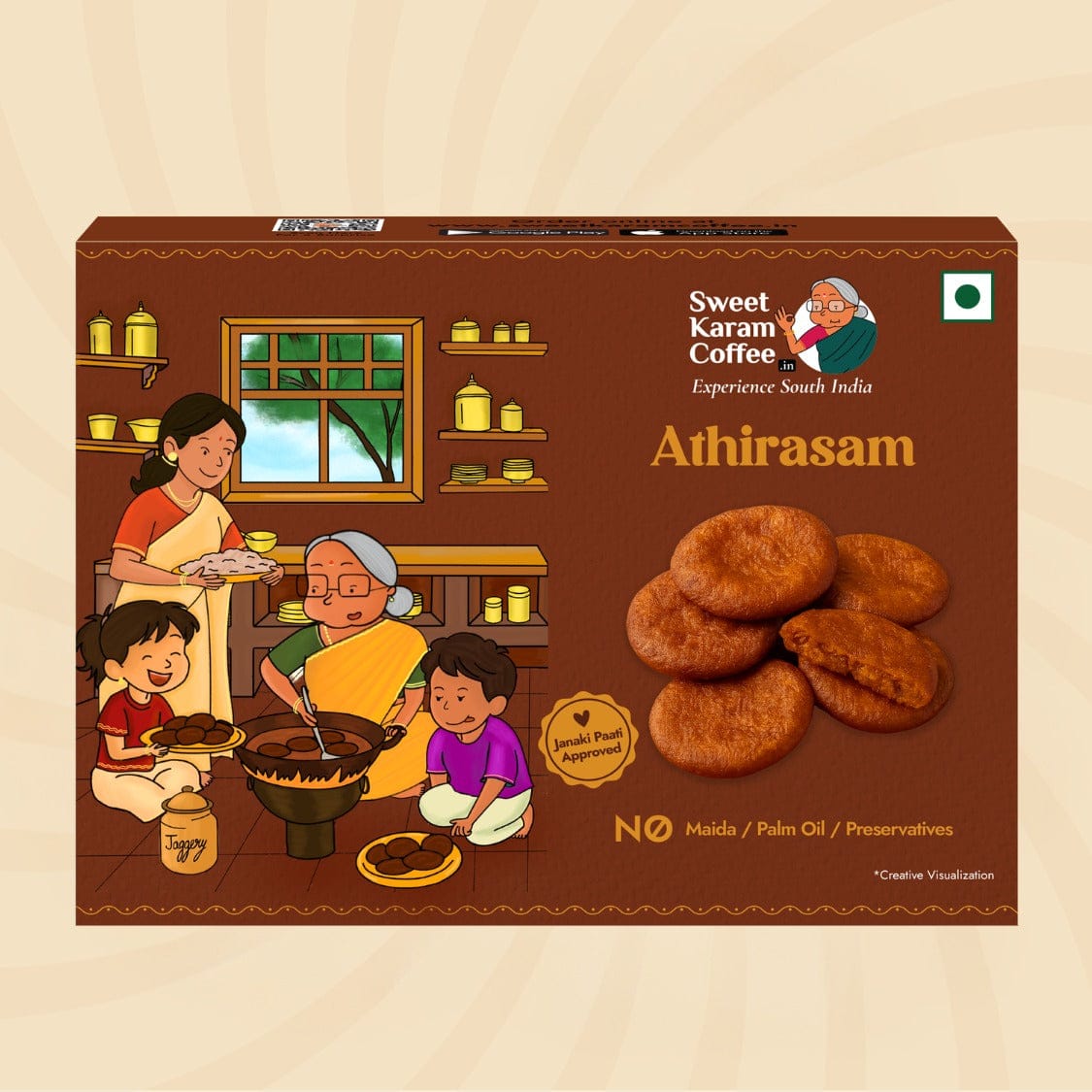 Athirasam (Traditional Jaggery Sweet)