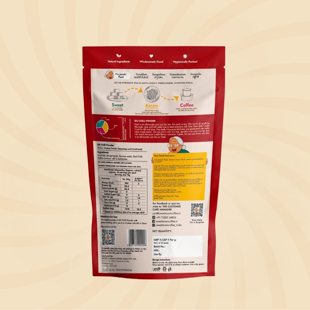 Idli Powder (Chilli Gun powder)