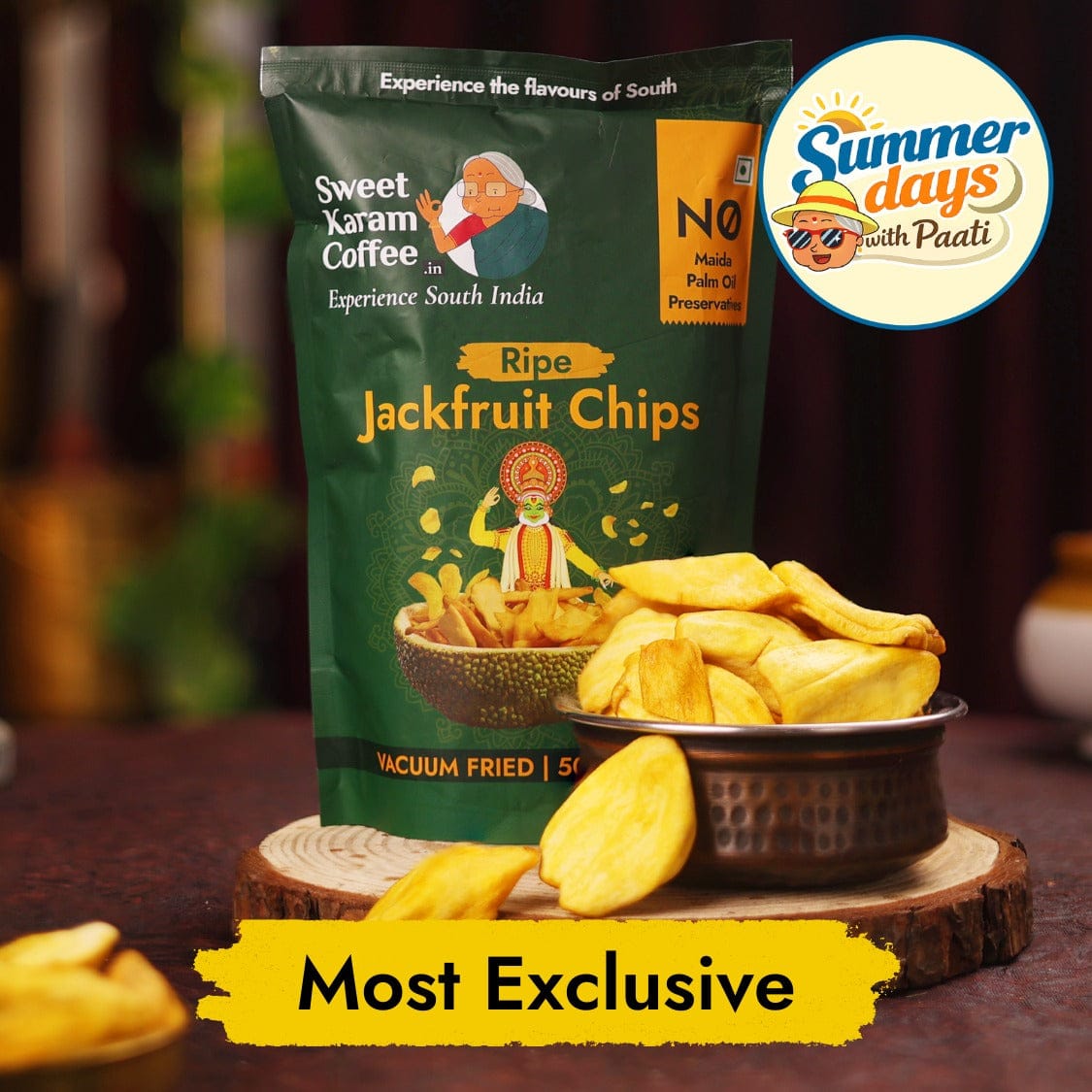 Ripe Jackfruit Chips - Vacuum Fried | 50% Less Oil (Summer Special☀️)