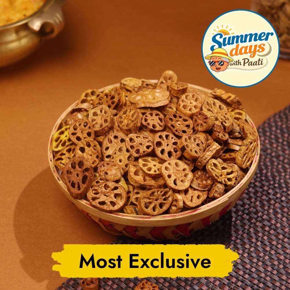 Lotus Stem Crisps (Thamarai Thandu Vathal)