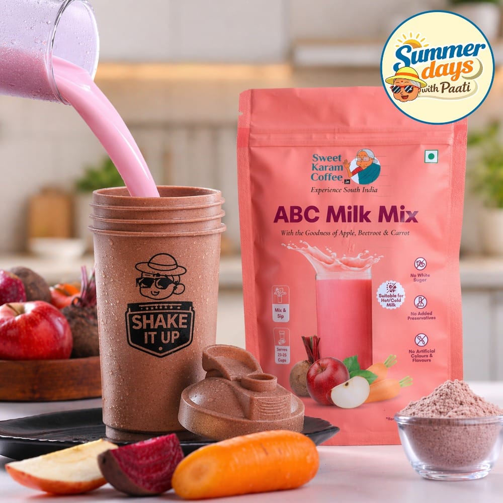 ABC (Apple, Beetroot, Carrot) Milk Mix