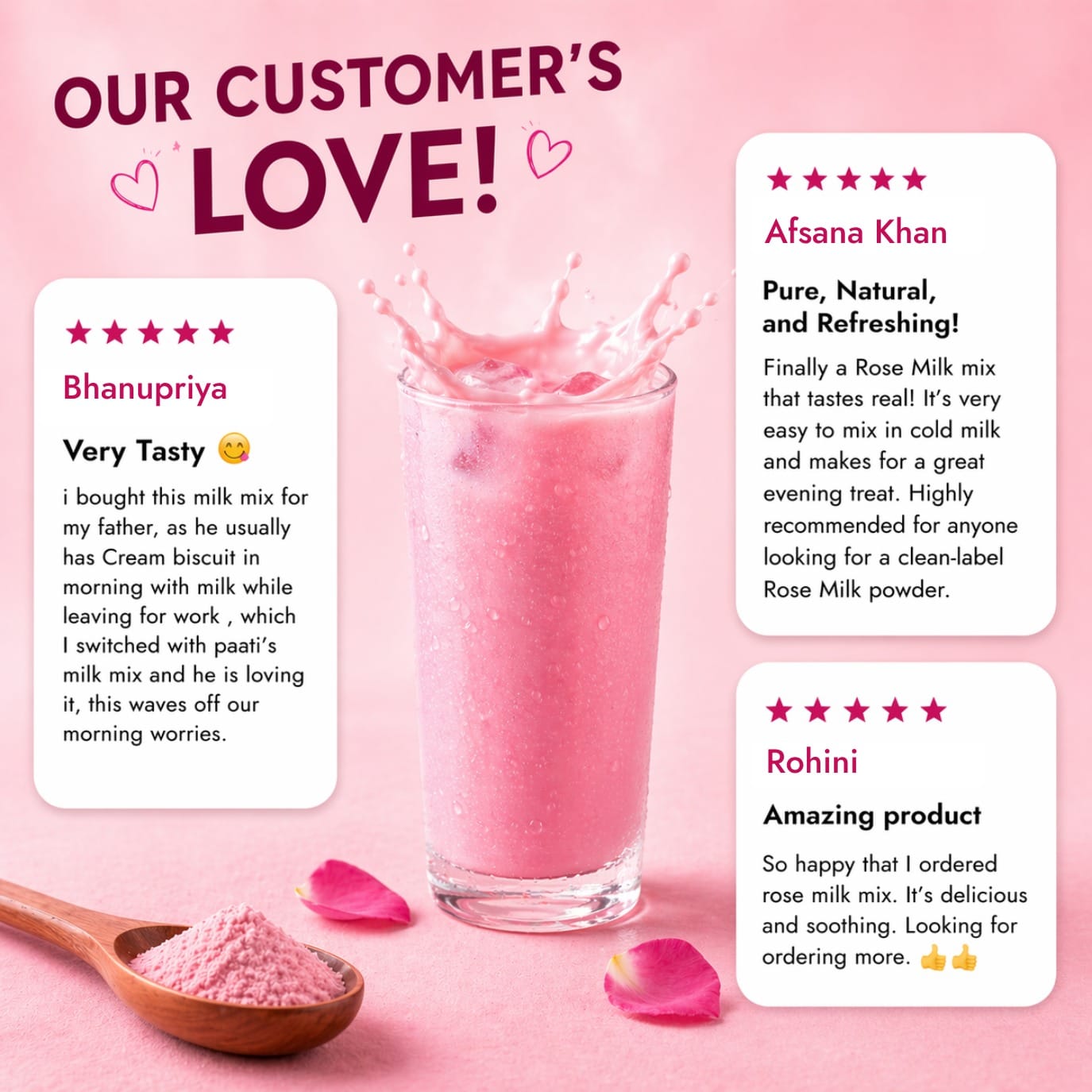 Rose Milk Mix (Summer Cooler)