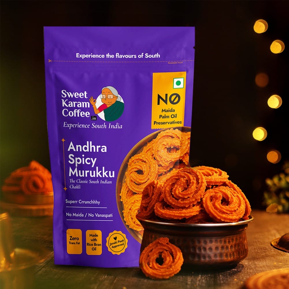 Andhra Murukku (Classic Crunch)