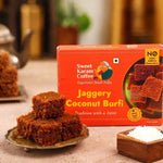 Jaggery Coconut Burfi