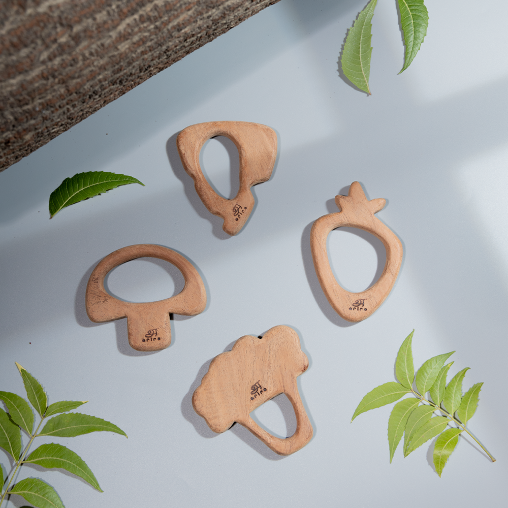 Wooden Teethers - Vegetables