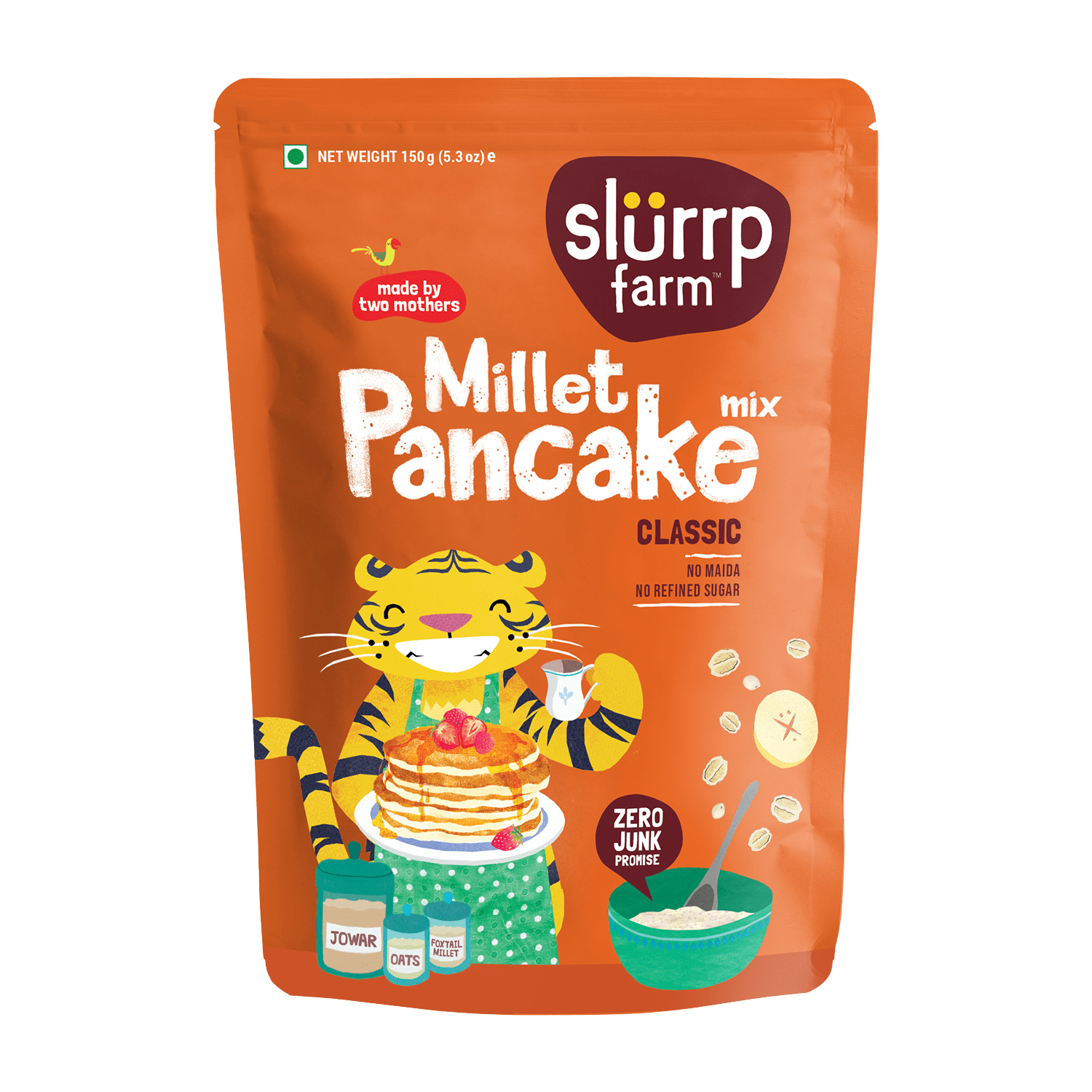 Classic Millet Pancake Mix | No Maida
