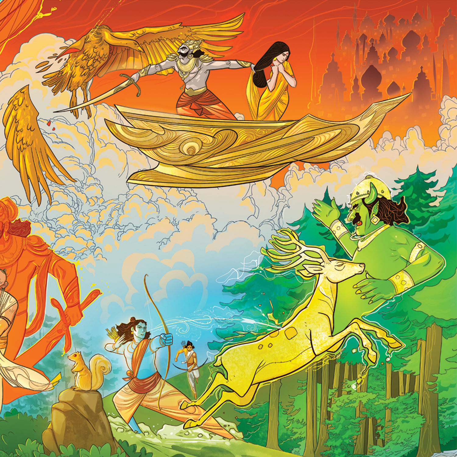 Vanavas- The Ramayana Chronicles - 100pcs puzzle