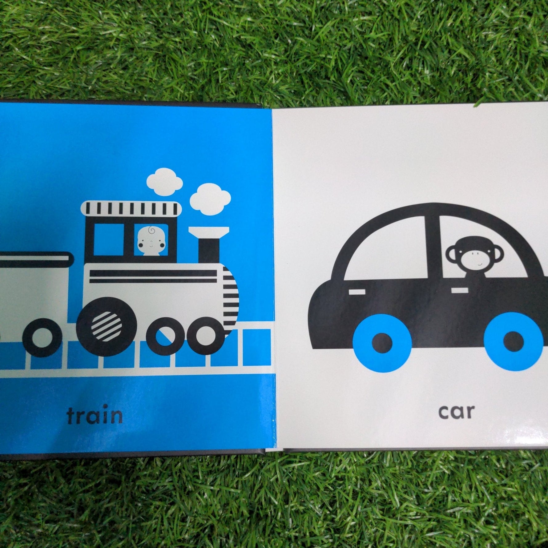 Baby Touch: Vehicles: A Black-and-White Book