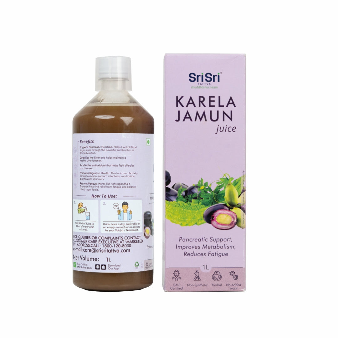 Karela Jamun Juice | Supports Metabolic Balance, Energy & Overall Wellness | 1 L