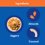 Badam Coconut Burfi | With Goodness of Jaggery