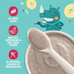 Banana, Ragi and Rice Cereal with Milk