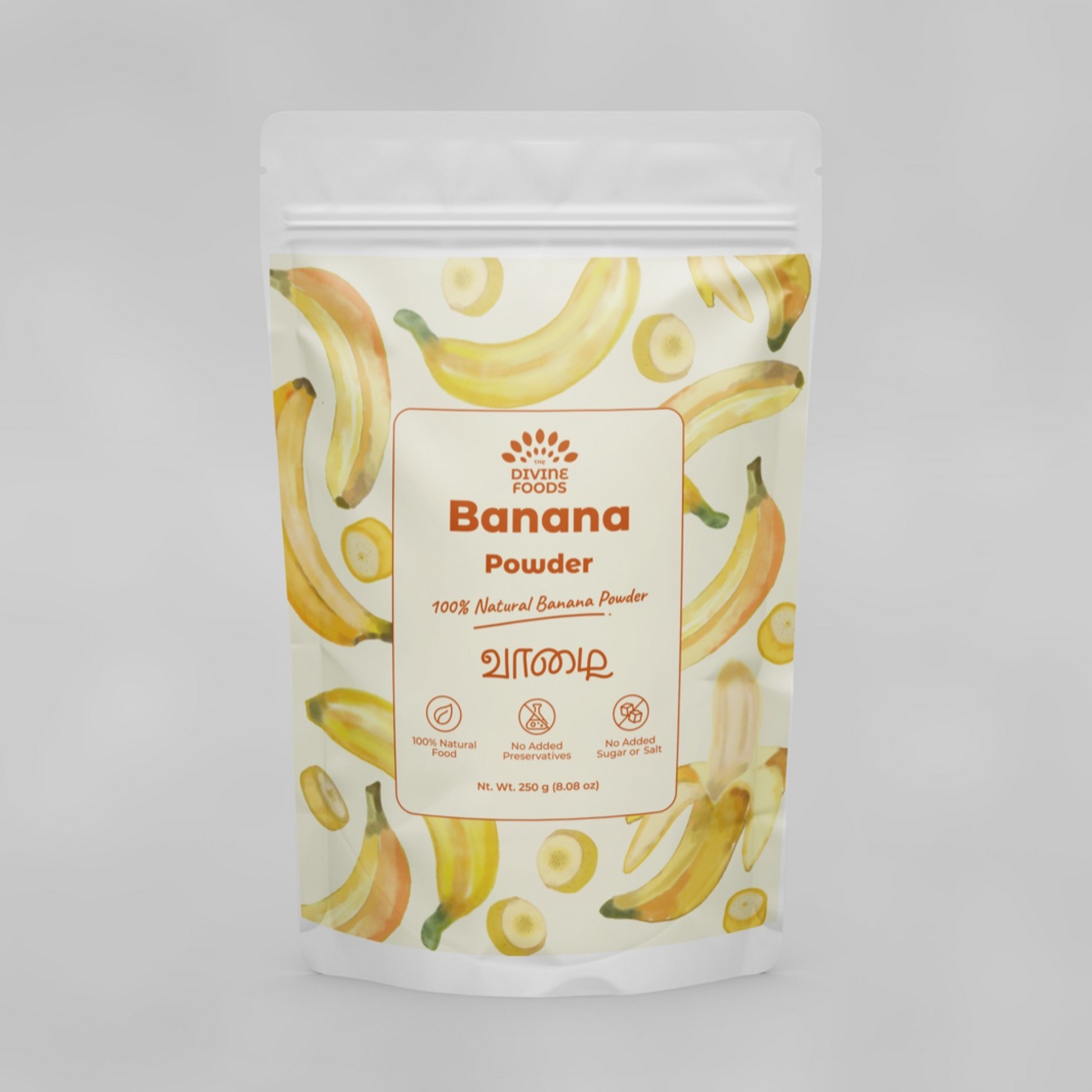 Raw Banana Powder Netram (Natural Source of  Weight Gain and Rich source of Potassium) 200 Gm