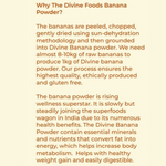 Raw Banana Powder Netram (Natural Source of  Weight Gain and Rich source of Potassium) 200 Gm